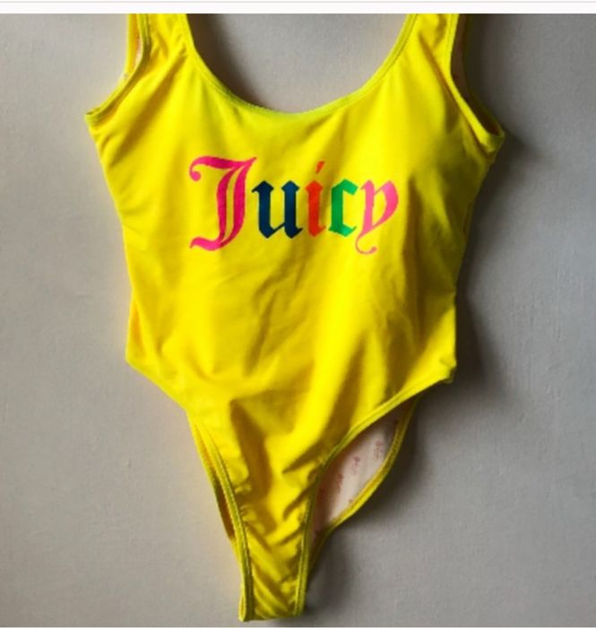 Бански Juicy Couture в жълто XS