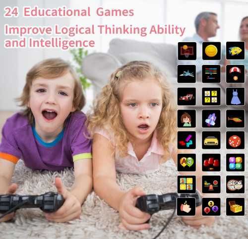 Детски смарт часовник YEDASAH, 24 игри, аларма, музикален плейър