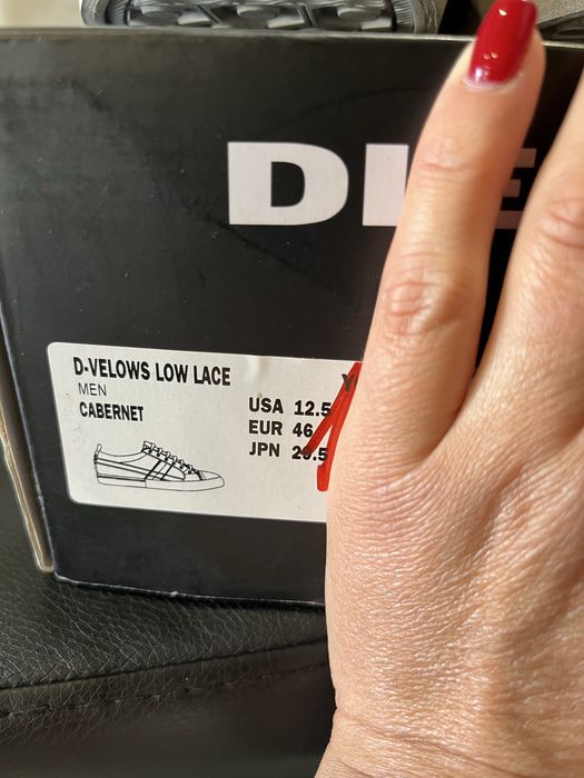 Велурени кецове Diesel