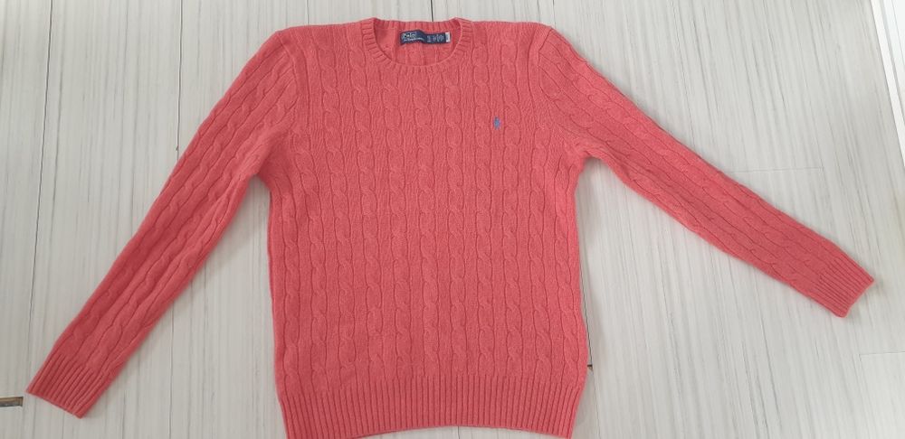 POLO Ralph Lauren Cable Wool / Knit  L - XL ОРИГИНАЛ! Дамски Пуловер