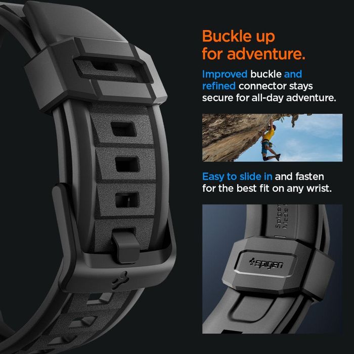 Хибридна каишка Spigen Rugged Ultra Band за Apple Watch 49/45/ 44/42мм
