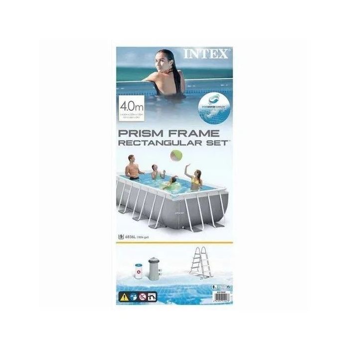Каркасный бассейн Intex прямоугольная 4.00~2.00~1.22