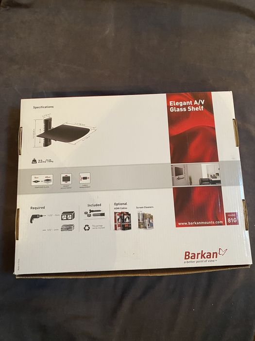 Полка стеклянная