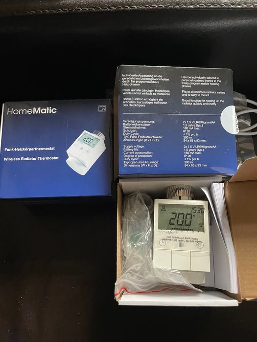 термостат~термоглава HomeMatic