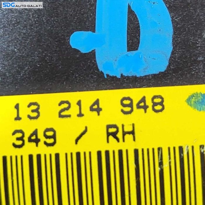 Airbag din Scaun Dreapta Fata Opel Vectra C 2002 - 2008 Cod 13214948 [L8858]