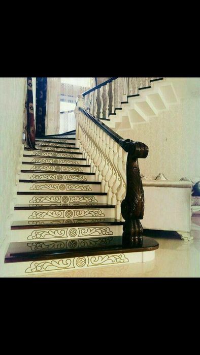 Buyurtma asosida MDF va shponli zinalar