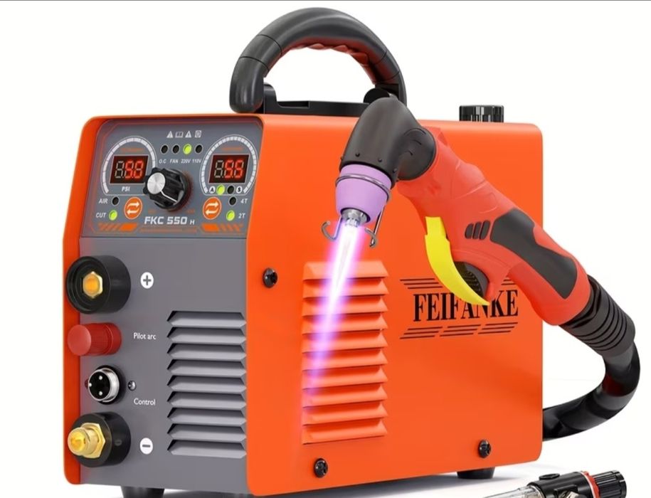 Aparat de tăiat cu plasmă FEIFANKE FKC-550H (55A, Dual Voltage, Non-Contact Pilot Arc) – Nou / Stare perfectă