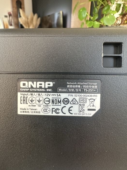 Qnap TS 251+ NAS 2 Bay 2Hdd-4tb