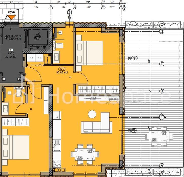 Продава се Тристаен апартамент в София, Горна баня - 201 кв.м за 757 €/кв.м - Снимка #3