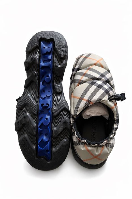 Burberry Check Quilted Mules (multicolour)