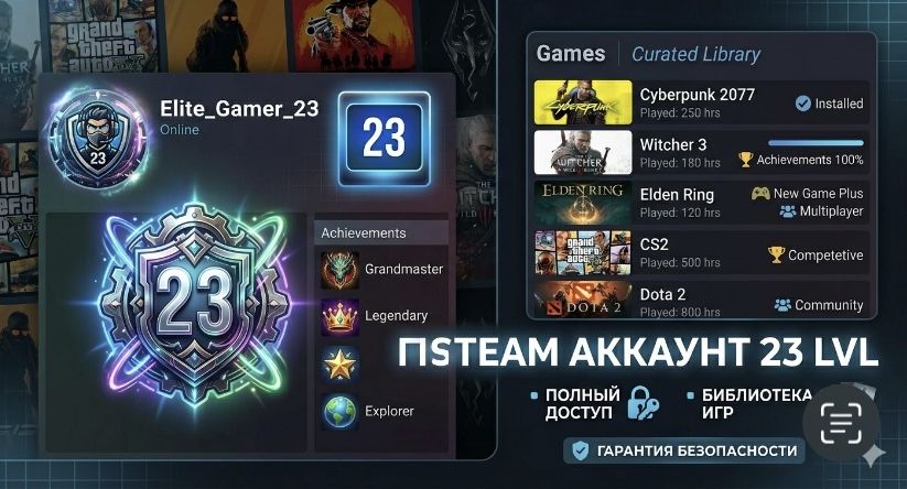 Продам steam аккаунт