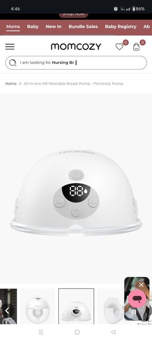 NOUA! MomCozy M5 poampa san dubla mov