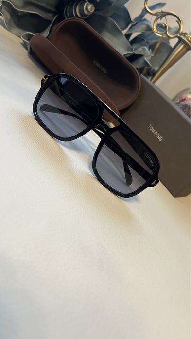 TOM FORD Falconer-02 FT0884 01B ochelari de soare uv