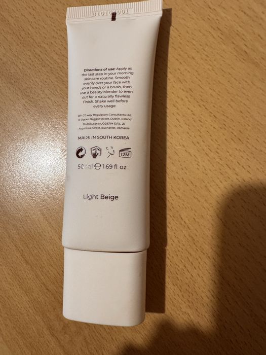 Set Nuo derm bb cream si pudra matifianta compacta