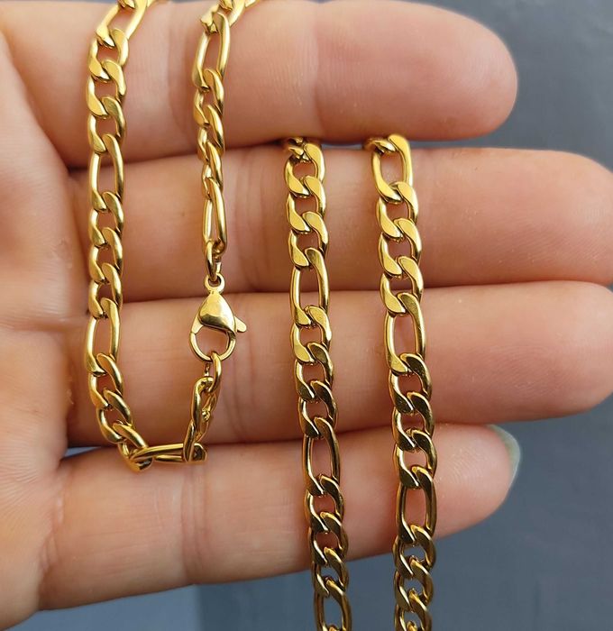 50см 60см синджир ланец златен сребърен златна сребърна верижка гривна