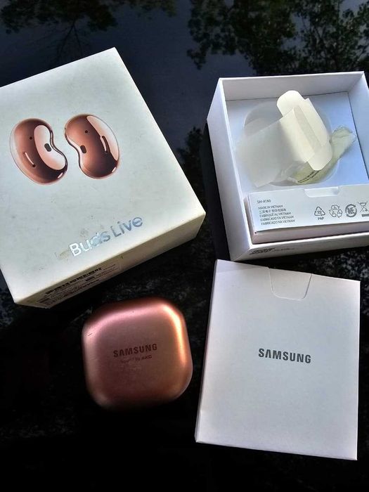 наушники samsung Buds Live Bronz