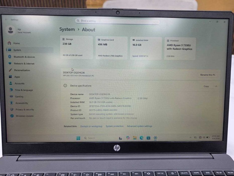 HP 255 G10, в идеальном состоянии