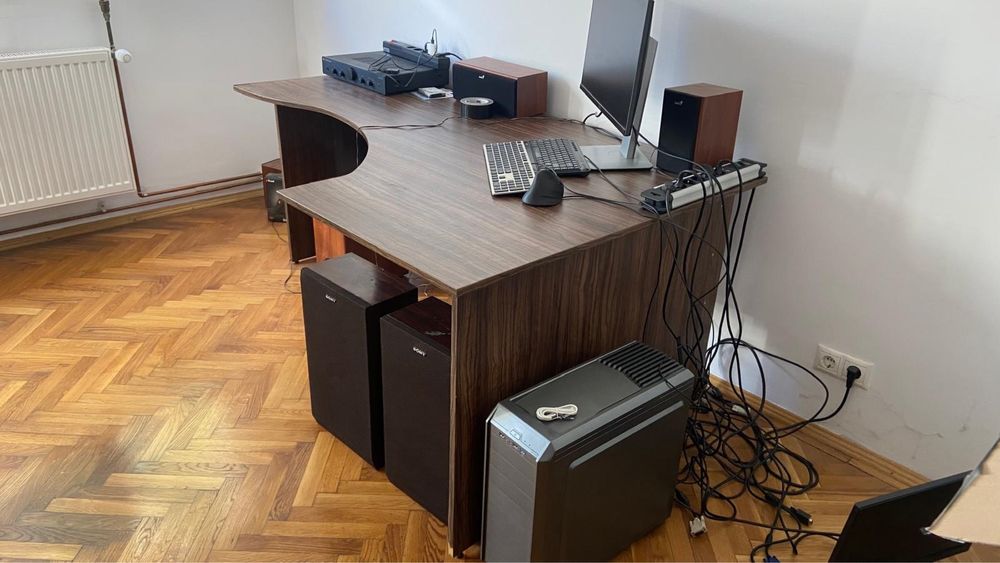 Vand birou coltar 180x110