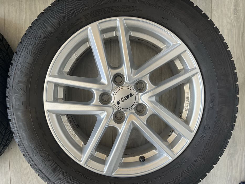 Джанти 16 цола 5х112 за Фолксваген, Шкода, със зимни гуми 215/60/16