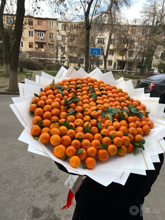 Mandarin buket mandarinli buket kapalak buket paypoqlik buket mevali