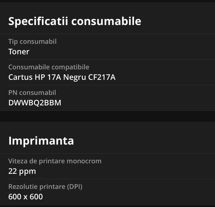 Imprimanta wirelles laser jet