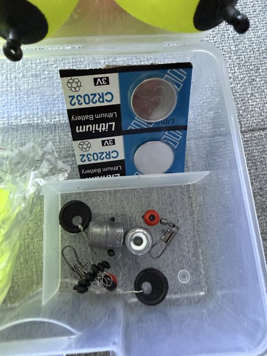 Montură pescuit cu LED pentru crap și novac – set complet