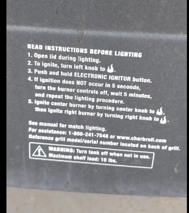 Гриль Мангал газовый для барбекю