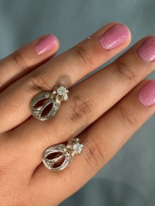 Бриллиантовые серьги