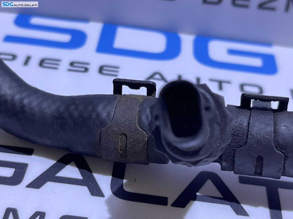 Furtun Conducta cu Senzor Temperatura Combustibil Motorina Skoda Fabia 2 1.2 TDI CFW CFWA 2009 - 2015 Cod 6R0130307P 03L919824D