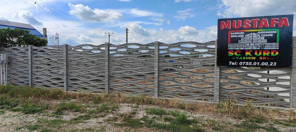 suport panuri fotovoltaice din beton nou