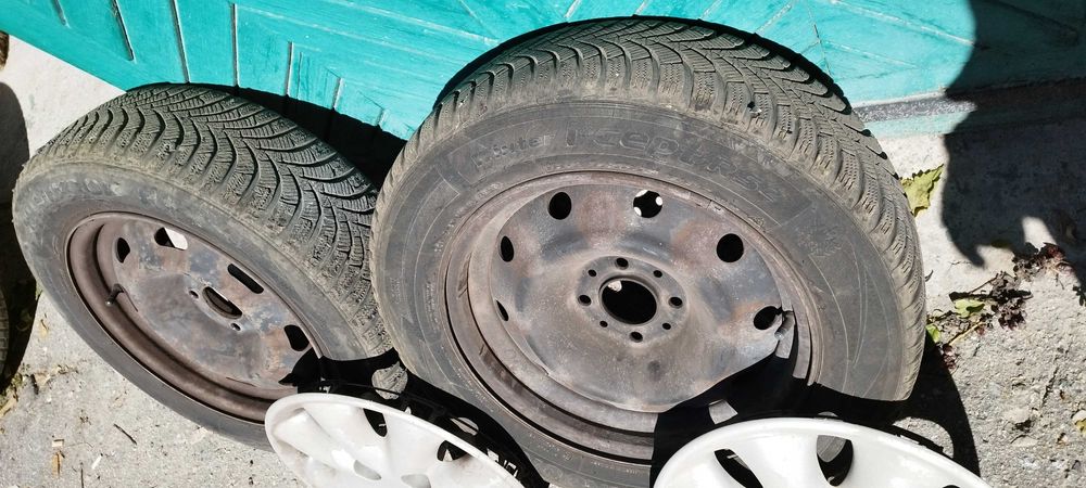 4бр. Джанти 15 цола 4х108 Пежо/Ситроен + зимни гуми и тасове