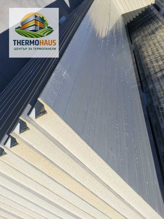 Сандвич панели, на склад, покривни, стенни, ThermoHaus - център за термопанели