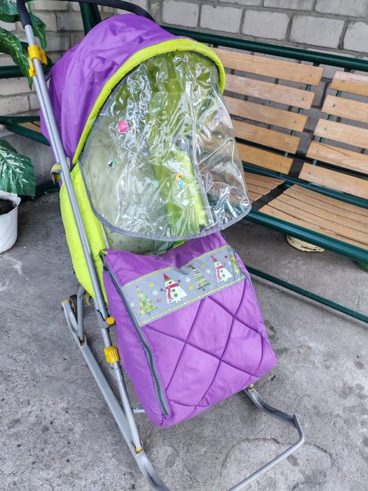 Продам сани-коляску