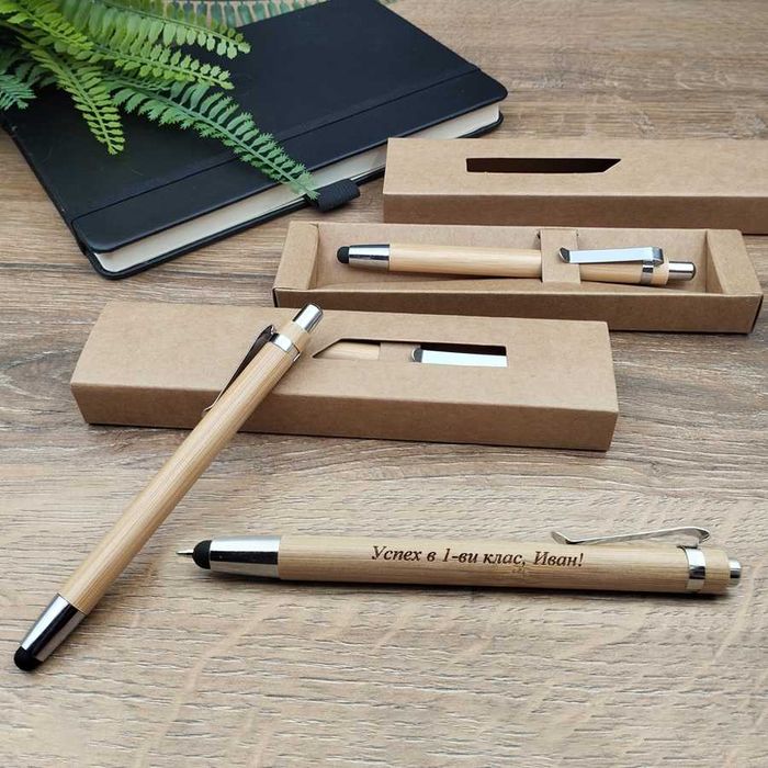 Гравирана химикалка в кутия или картонено калъфче