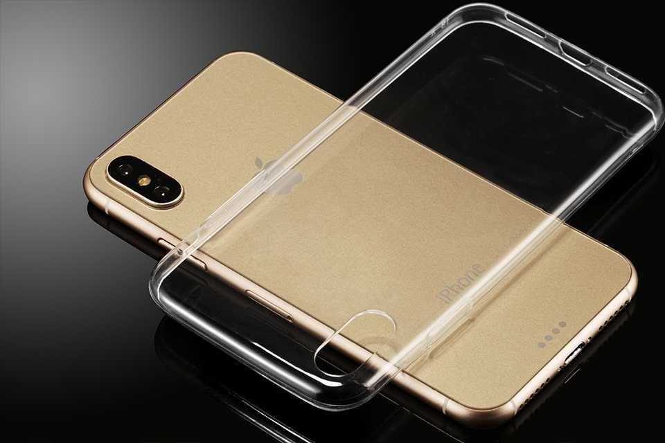 Husa silicon transparenta pt. iPhone 7 , 8 , 7 Plus , 8 Plus , X , XS