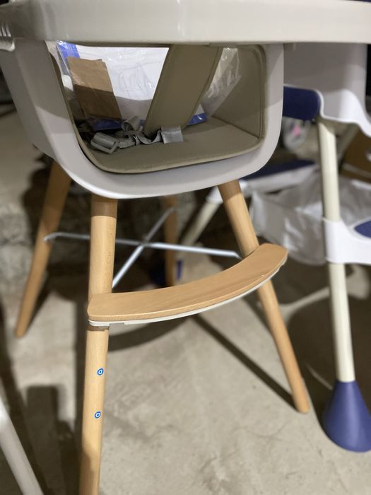 Scaun de masa Kikkaboo Woody Beige