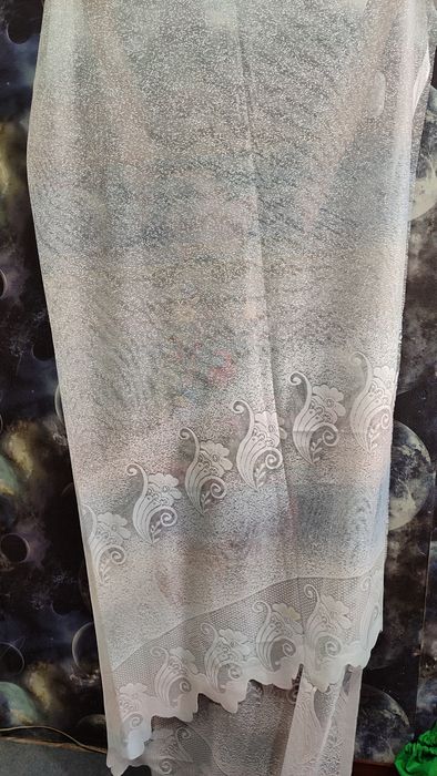 Продам тюль персиковая 1500