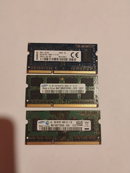 Placute ram laptop ddr3