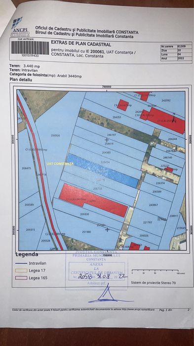 De Vânzare Teren Intravilan zona Vivo Mall Constanta