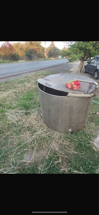 Bazin de inox -1000 l cu capac