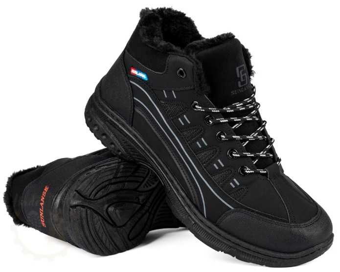 Ghete iarnă bărbați, calde și antiderapante, mărimea 43-44