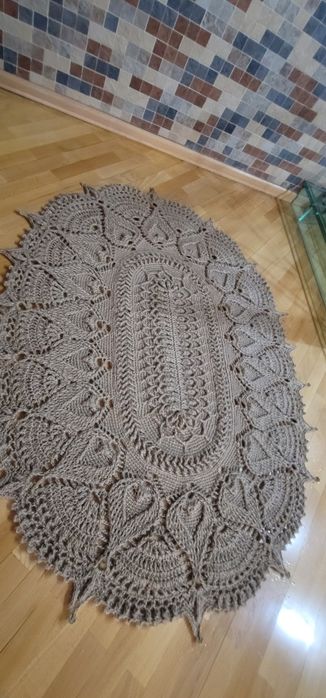 Джутовый ковер 150х120