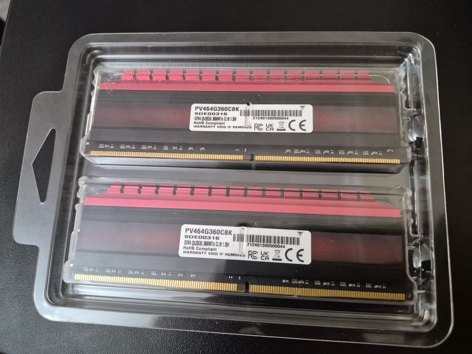 64 gb (2x32) ddr4 patriot steel cl-18 -3600