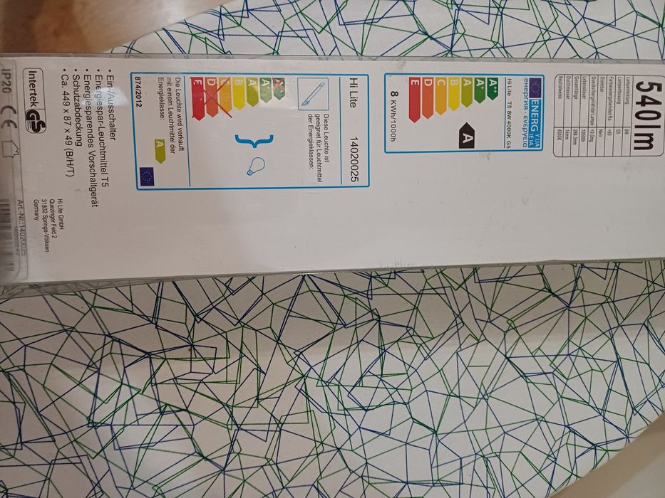 Лампа за под кухненски шкаф, с един контакт