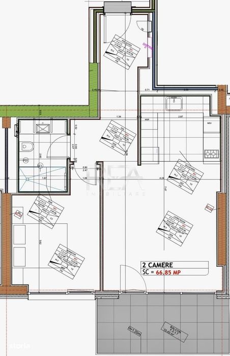 2 camere premium in One Lake Club