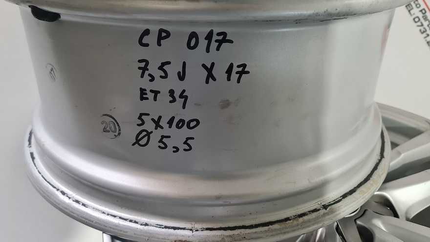 JANTE R/17 AUDI/ORIGINALE CP j1017 5 x 100