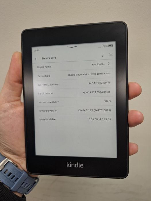 Електронен четец Kindle Paperwhite 10th gen 8gb