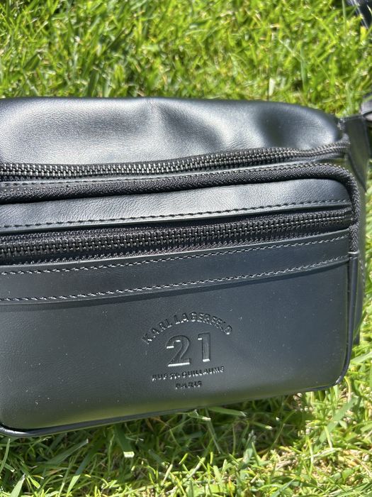 Мъжка кожена чанта Karl Lagergeld