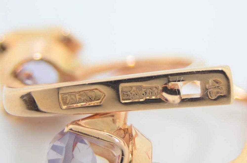 Серьги СССР 583 пробы