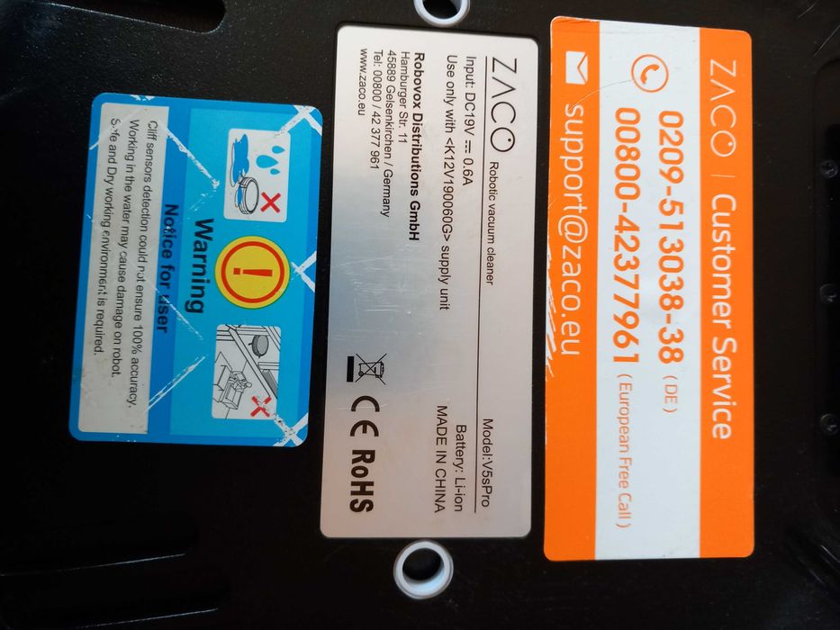 Роботизирана прахосмукачка ZACO iLife V5s PRO с МОП